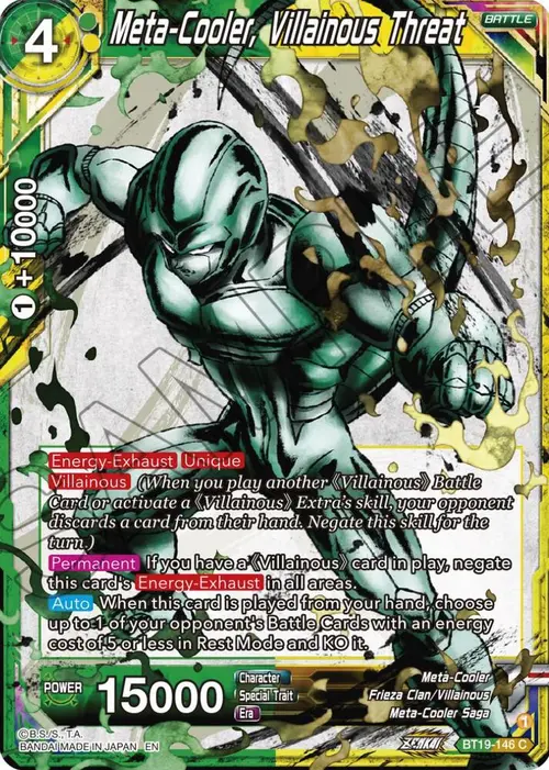 Meta-Cooler, Villainous Threat card art