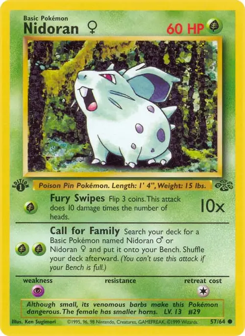 Nidoran F card art