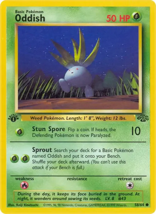 Oddish card art