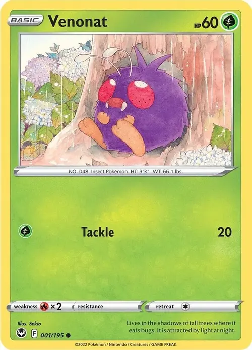 Venonat card art