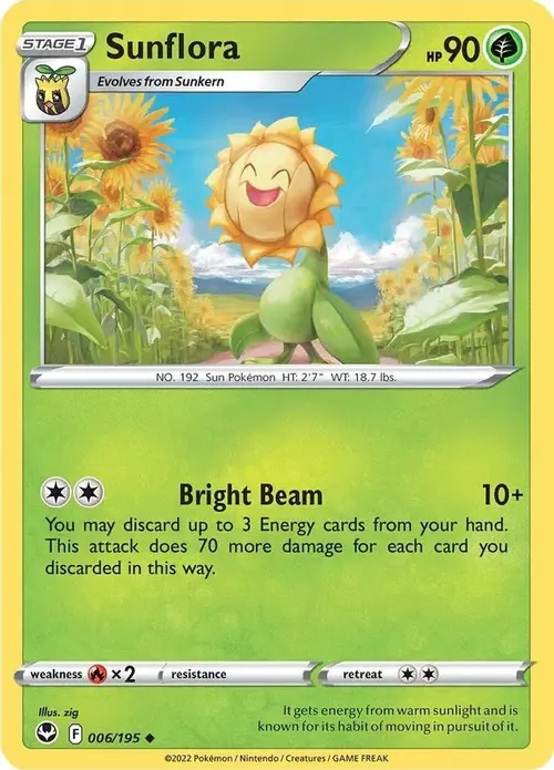 Sunflora card art