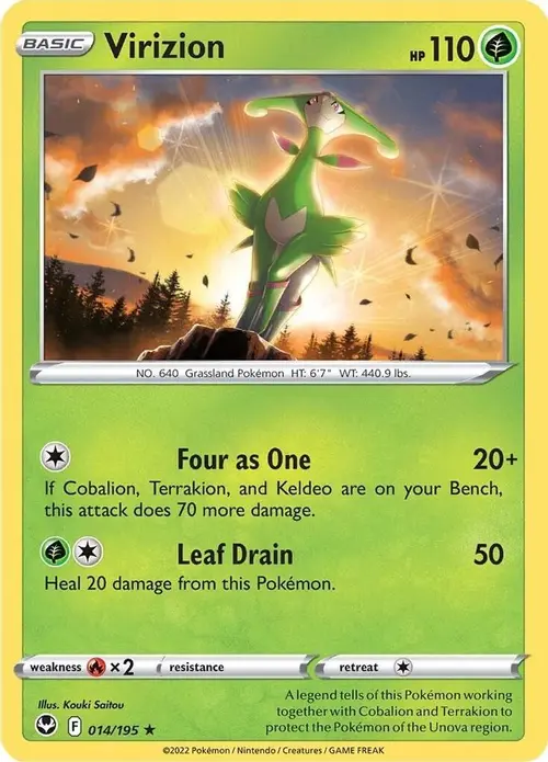 Virizion card art