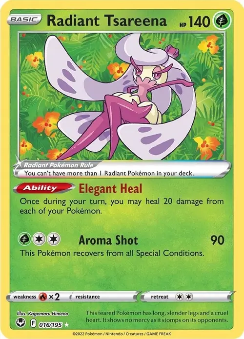 Radiant Tsareena card art