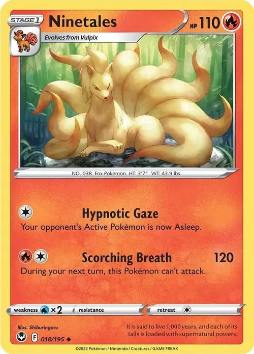 Ninetales card art