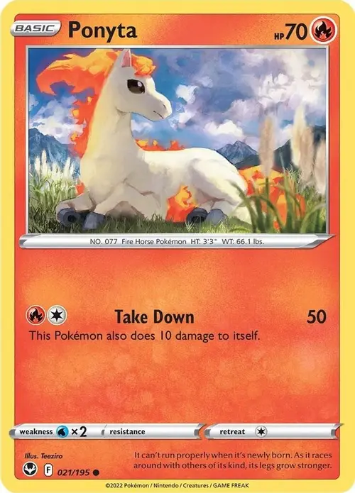 Ponyta card art