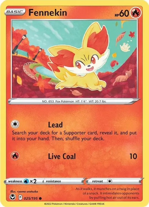 Fennekin card art