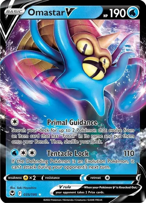 Omastar V card art