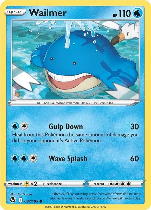 Wailmer card art