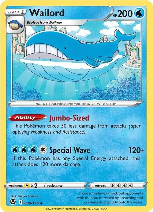 Wailord card art