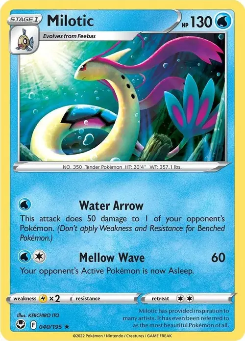 Milotic card art