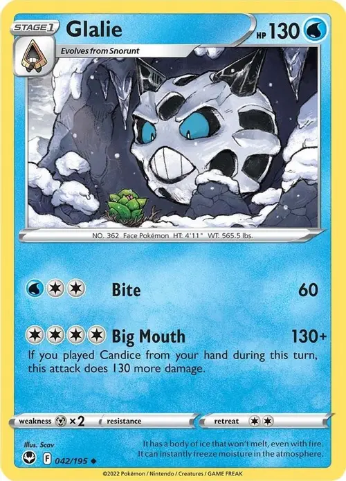 Glalie card art