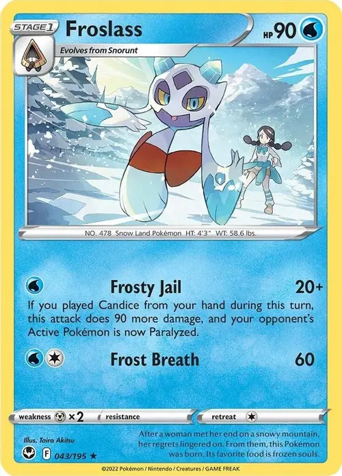 Froslass card art