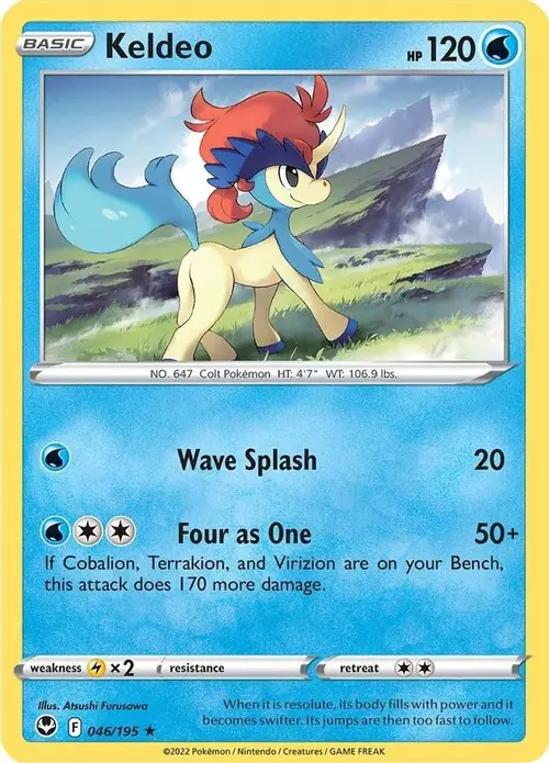 Keldeo card art