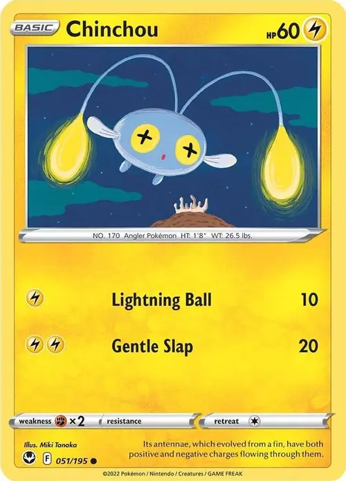 Chinchou card art