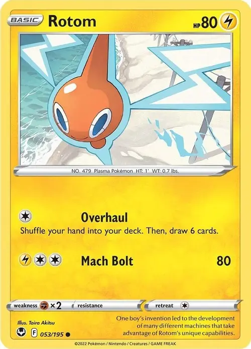 Rotom card art