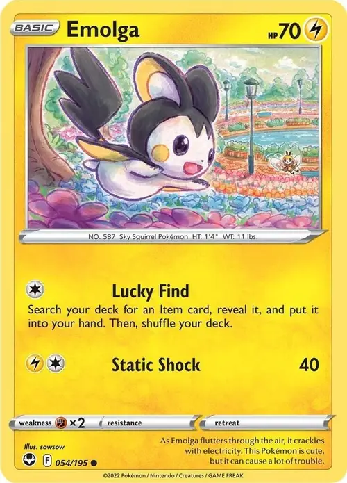 Emolga card art