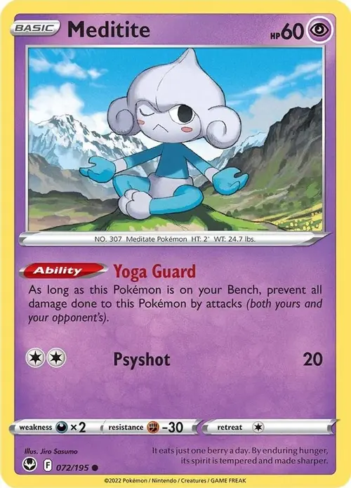 Meditite card art