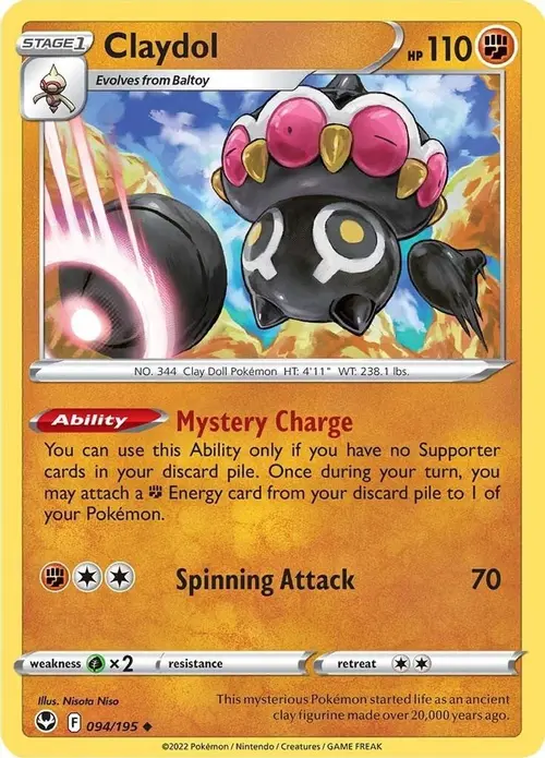 Claydol card art