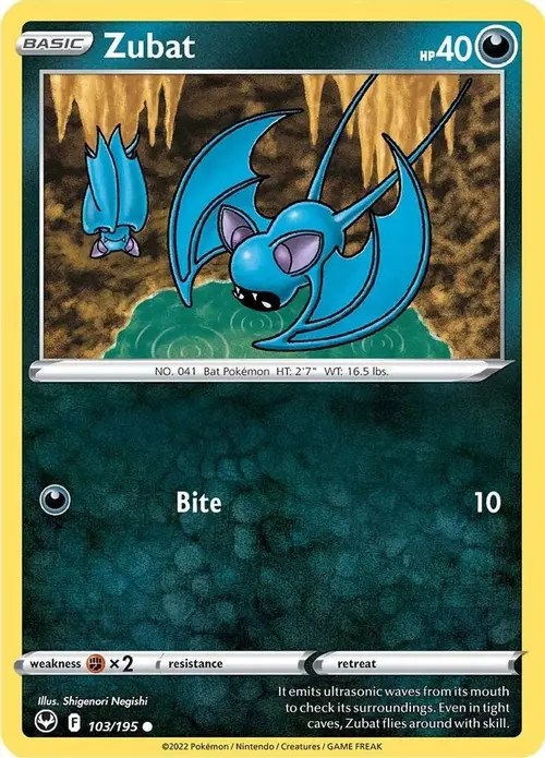 Zubat card art