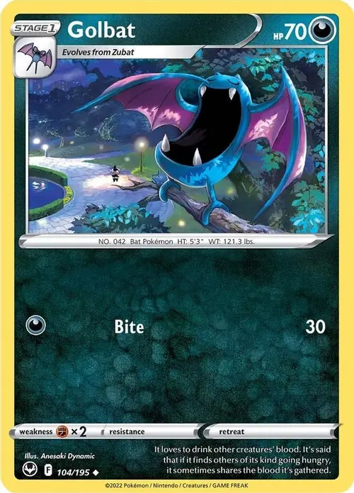 Golbat card art