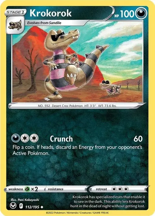 Krokorok card art