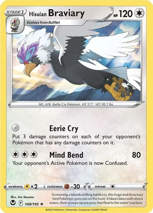 Hisuian Braviary card art