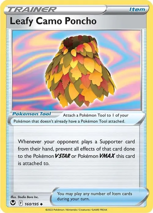 Leafy Camo Poncho card art