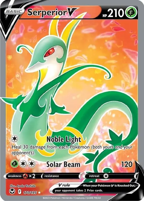 Serperior V (Full Art) card art