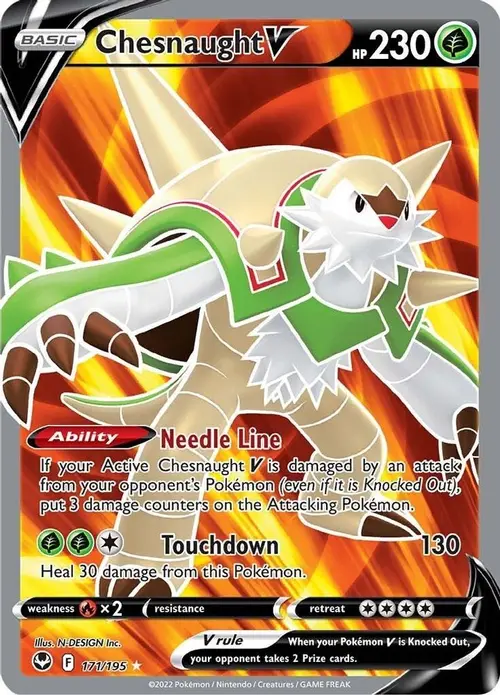 Chesnaught V (Full Art) card art
