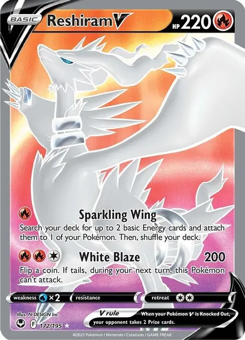 Reshiram V (Full Art) card art