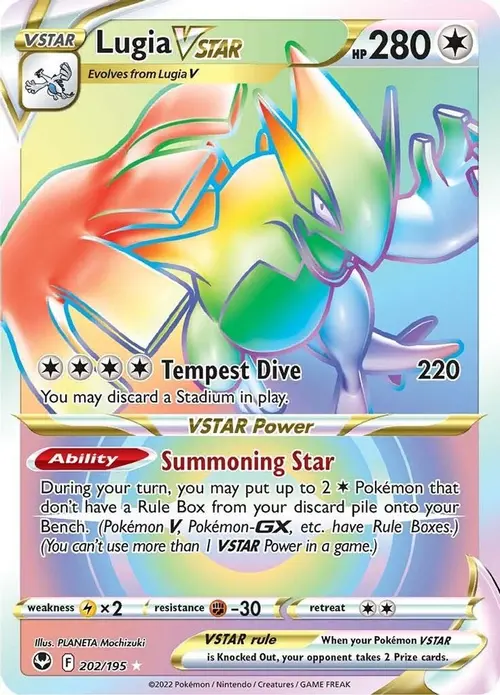 Lugia VSTAR (Secret) (202) card art