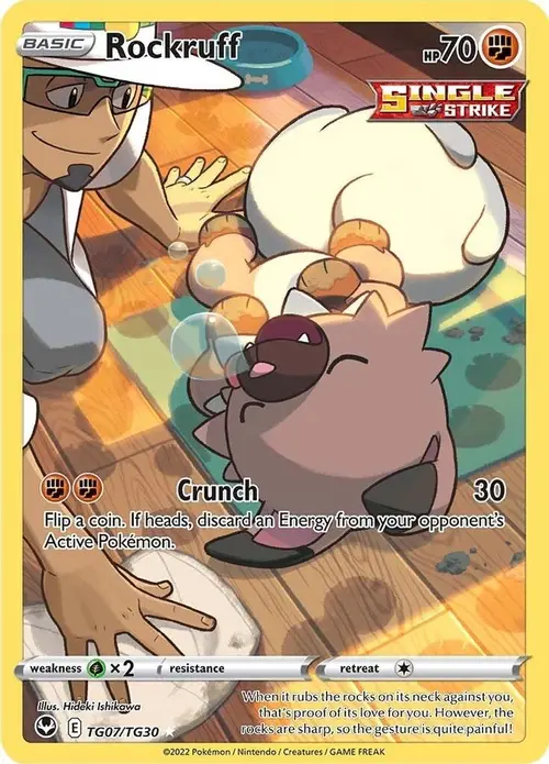 Rockruff card art