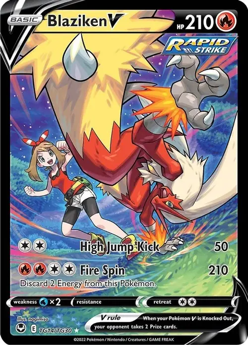 Blaziken V card art