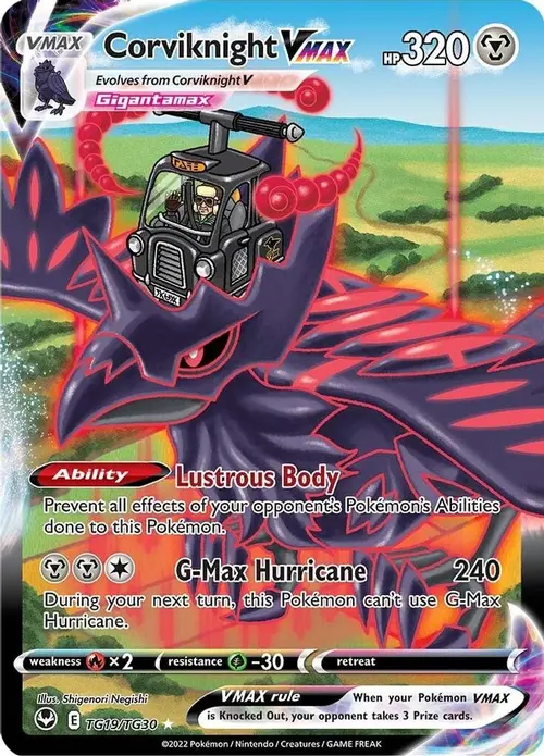 Corviknight VMAX card art