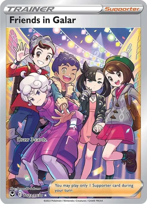 Friends in Galar card art