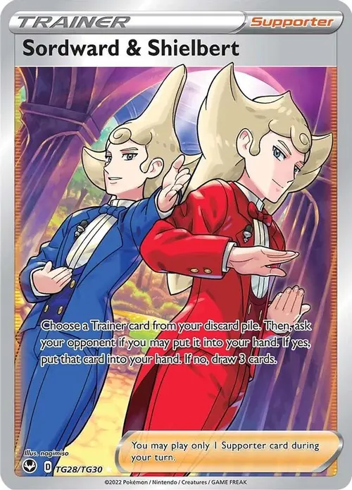 Sordward & Shielbert card art