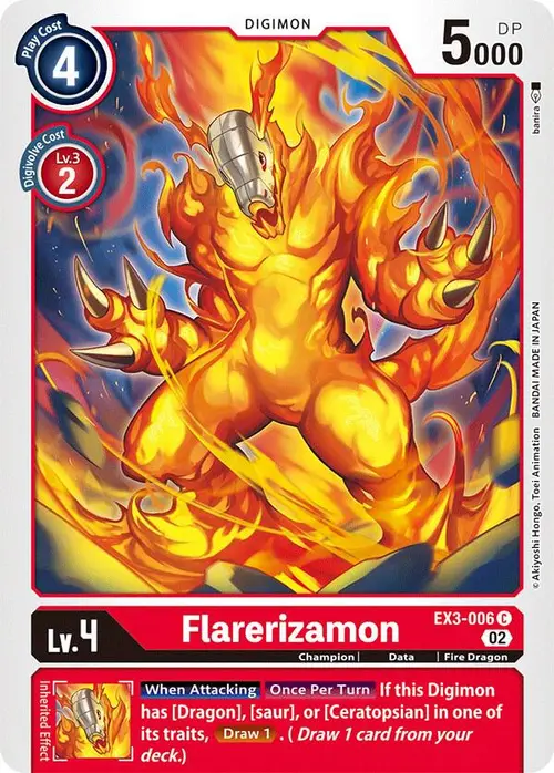 Flarerizamon card art