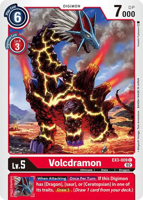 Volcdramon card art