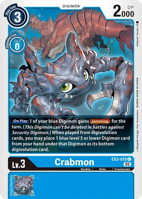Crabmon card art
