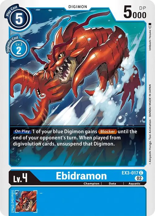 Ebidramon card art
