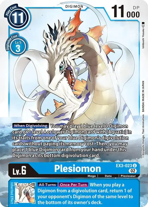 Plesiomon card art
