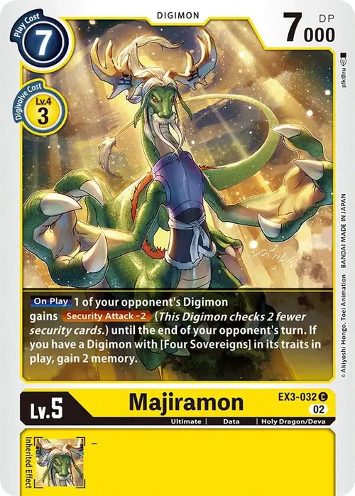 Majiramon card art