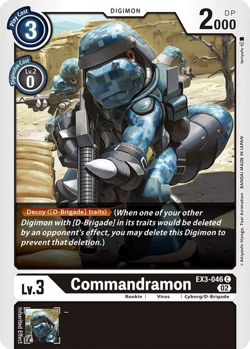 Commandramon card art
