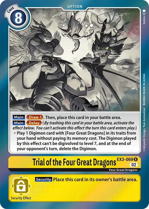 Trial of the Four Great Dragons card art