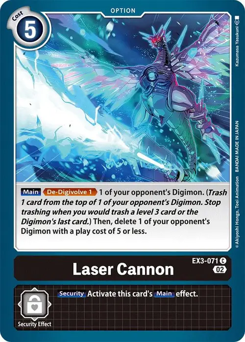 Laser Cannon card art