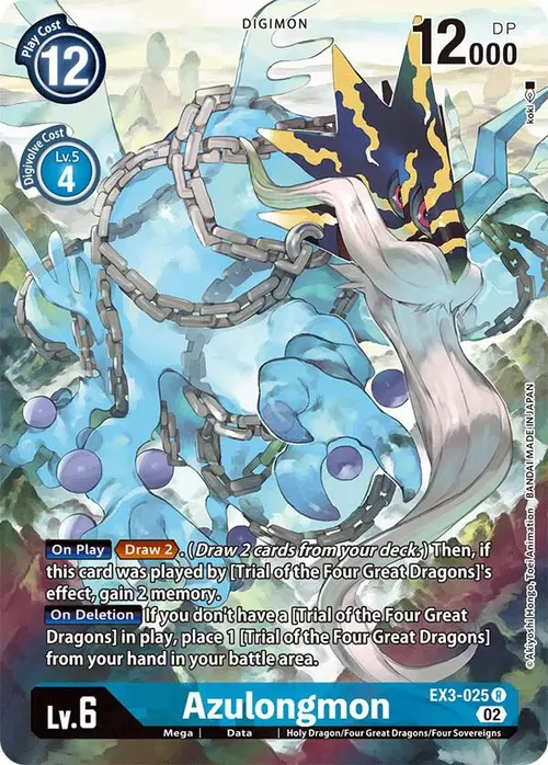 Azulongmon (Alternate Art) card art