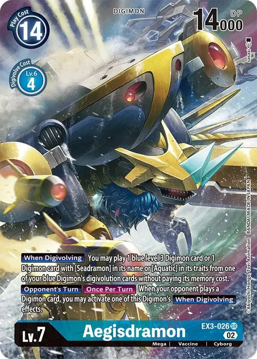 Aegisdramon (Alternate Art) card art