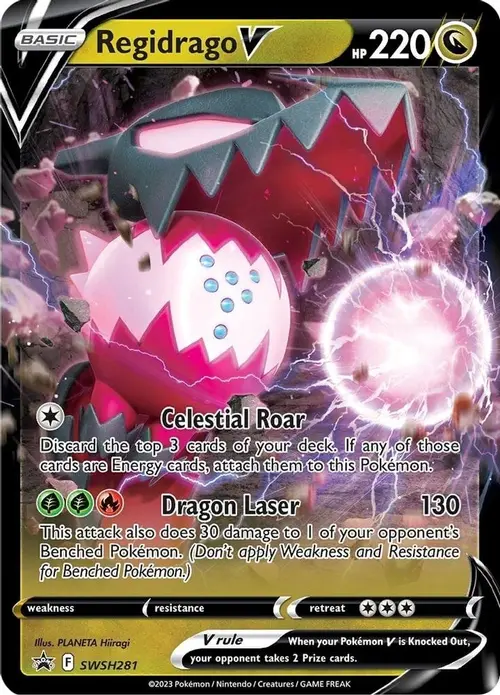 Regidrago V - SWSH281 card art