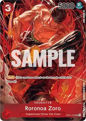 Roronoa Zoro (025) (Parallel) card art