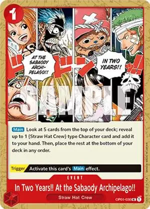 In Two Years!! At the Sabaody Archipelago!! card art